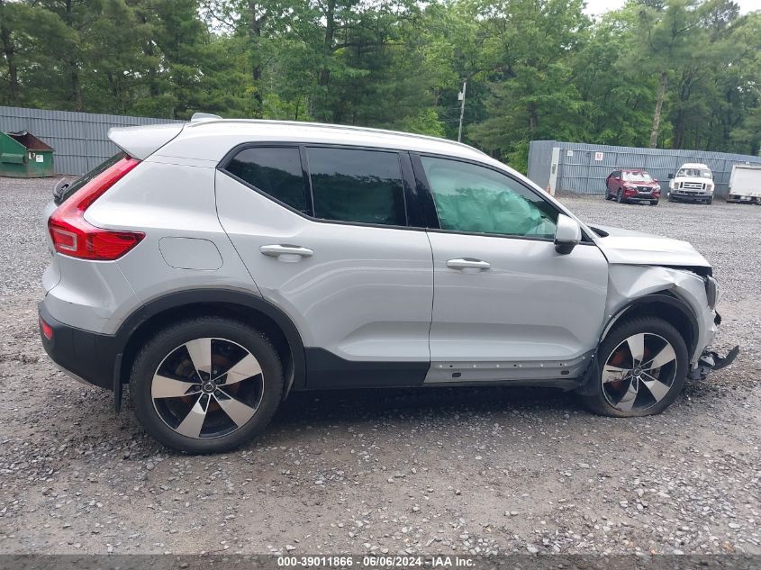 2022 Volvo Xc40 VIN: YV4162UKXN2789258 Lot: 39011866