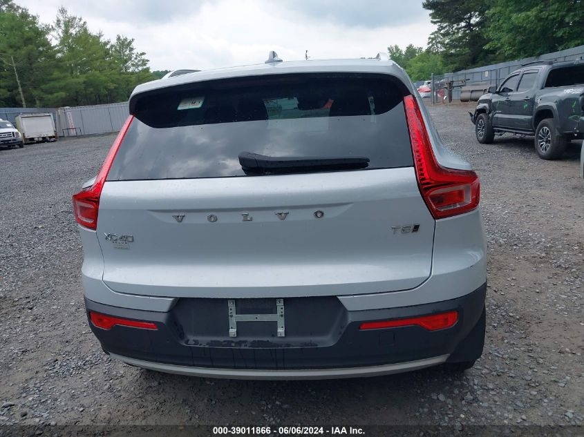 2022 Volvo Xc40 VIN: YV4162UKXN2789258 Lot: 39011866