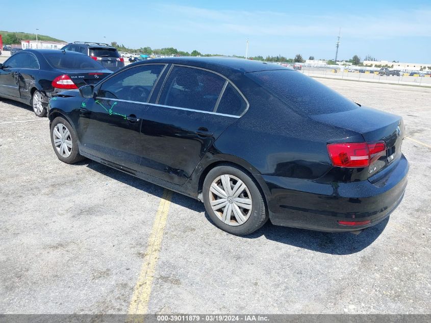 2017 Volkswagen Jetta 1.4T S VIN: 3VW2B7AJ3HM316436 Lot: 39011879