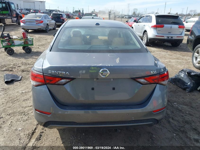 2022 Nissan Sentra Sv Xtronic Cvt VIN: 3N1AB8CVXNY312055 Lot: 39011969