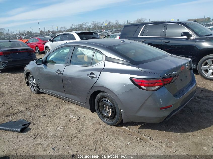 2022 Nissan Sentra Sv Xtronic Cvt VIN: 3N1AB8CVXNY312055 Lot: 39011969