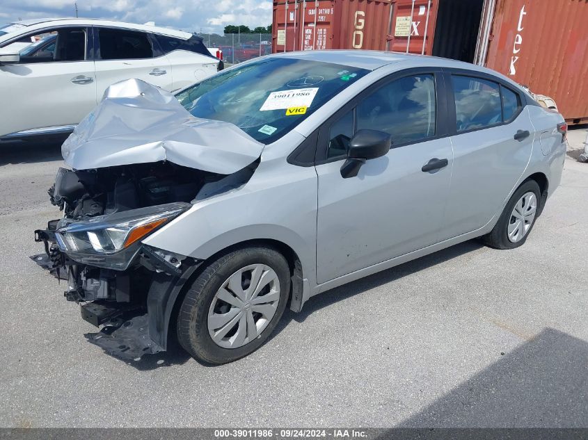 2021 Nissan Versa S Xtronic Cvt VIN: 3N1CN8DV2ML810468 Lot: 39011986