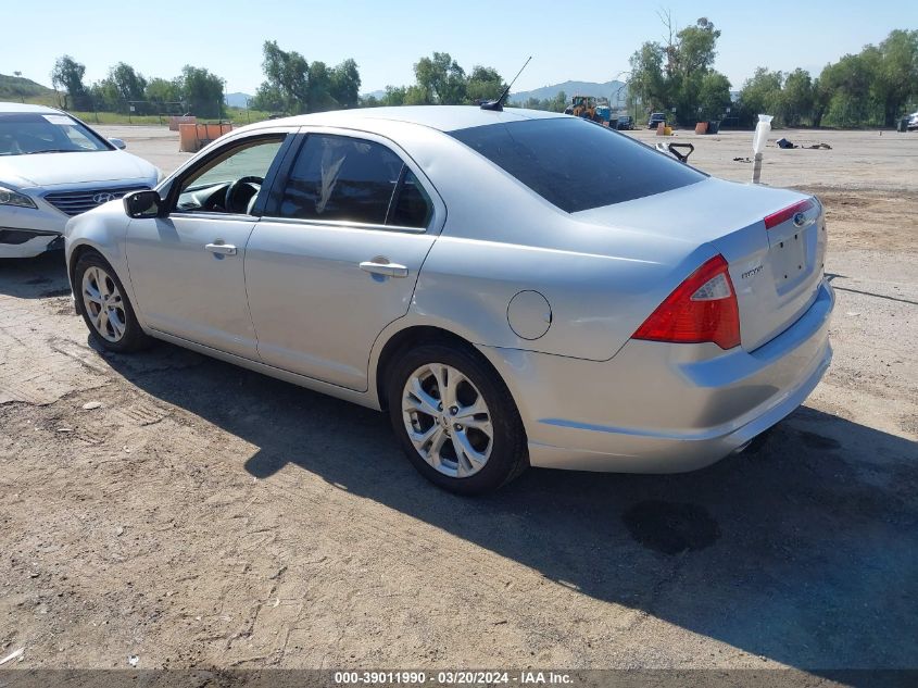 2012 Ford Fusion Se VIN: 3FAHP0HG0CR367264 Lot: 39011990