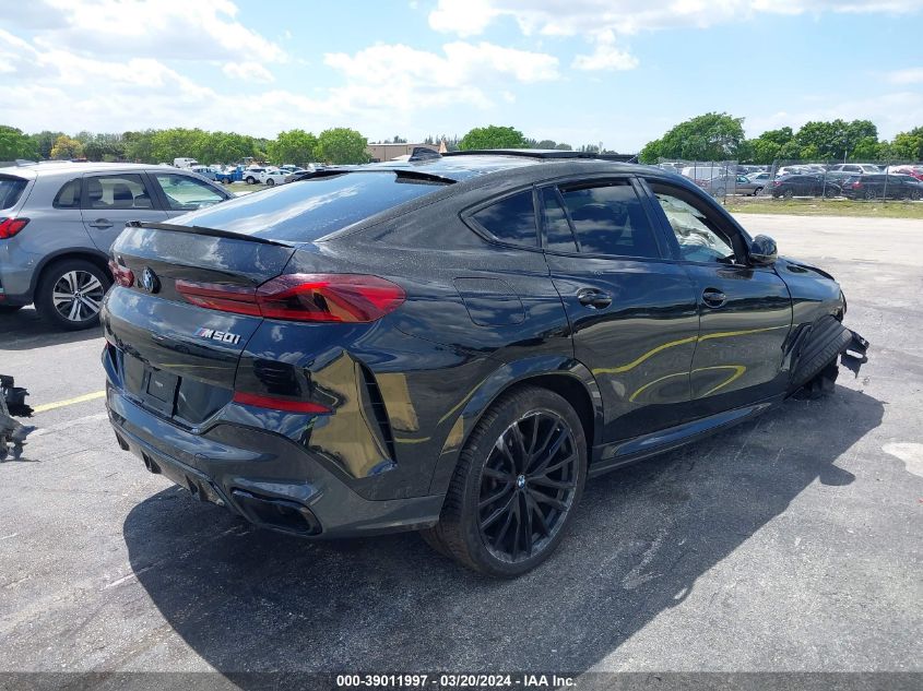 VIN 5UXCY8C09N9M89712 2022 BMW X6, M50I no.4