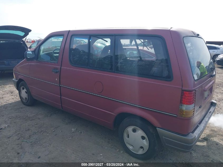 1995 Ford Aerostar VIN: 1FMCA11U8SZB05638 Lot: 39012027