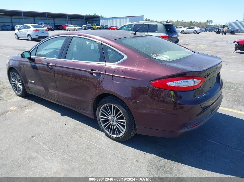 3FA6P0LU3DR266824 | 2013 FORD FUSION HYBRID