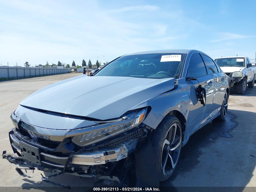 VIN 1HGCV3F2XNA042431 2022 HONDA ACCORD HYBRID SPORT