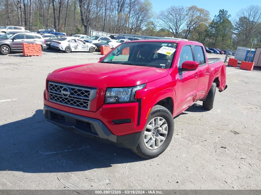 2022 Nissan Frontier Sv 4X2 VIN: 1N6ED1EJ4NN663175 Lot: 39012305