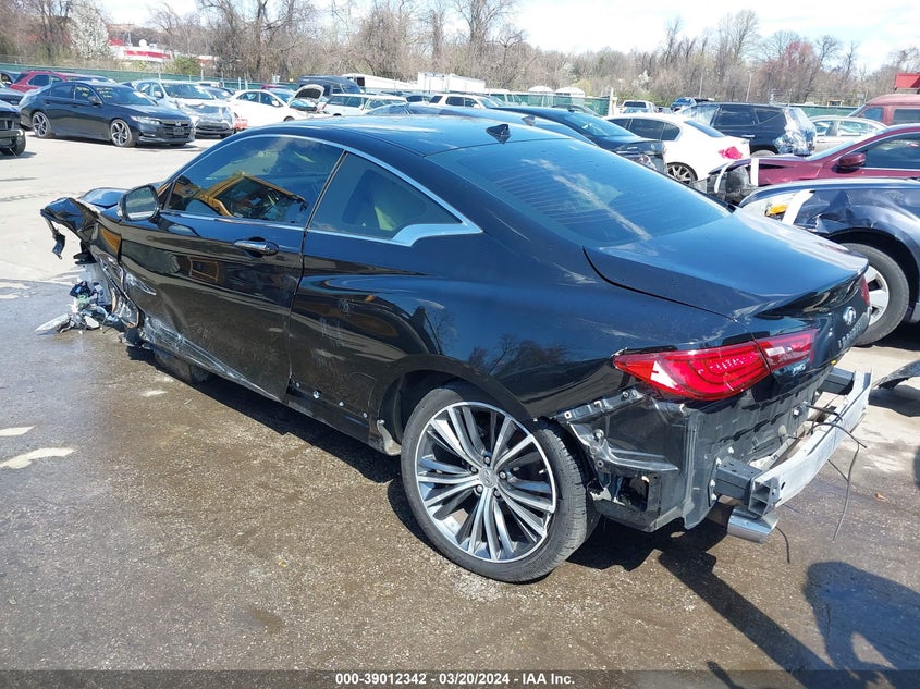2019 Infiniti Q60 3.0T Luxe VIN: JN1EV7EL9KM290854 Lot: 39012342
