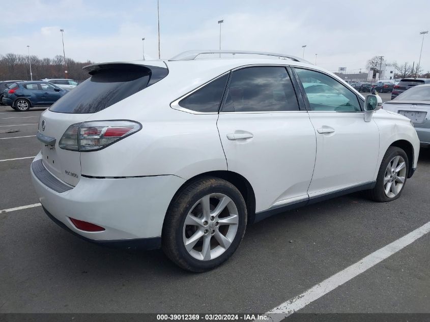 2010 Lexus Rx 350 VIN: 2T2BK1BAXAC030866 Lot: 39012369