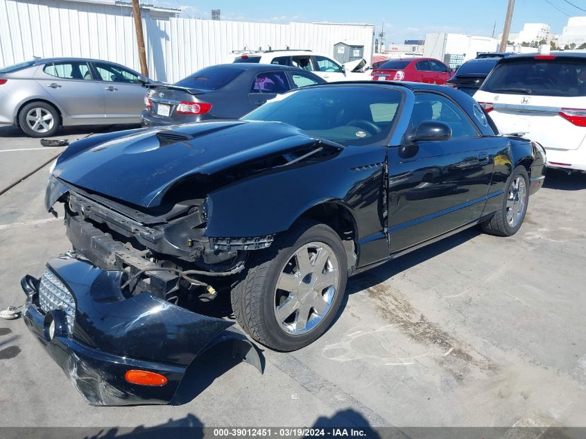 2002 Ford Thunderbird Hardtop Premium VIN: 1FAHP60AX2Y129514 Lot: 39012451