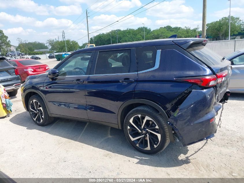 2023 Mitsubishi Outlander Se 2.5 2Wd VIN: JA4J3UA81PZ058559 Lot: 39012760