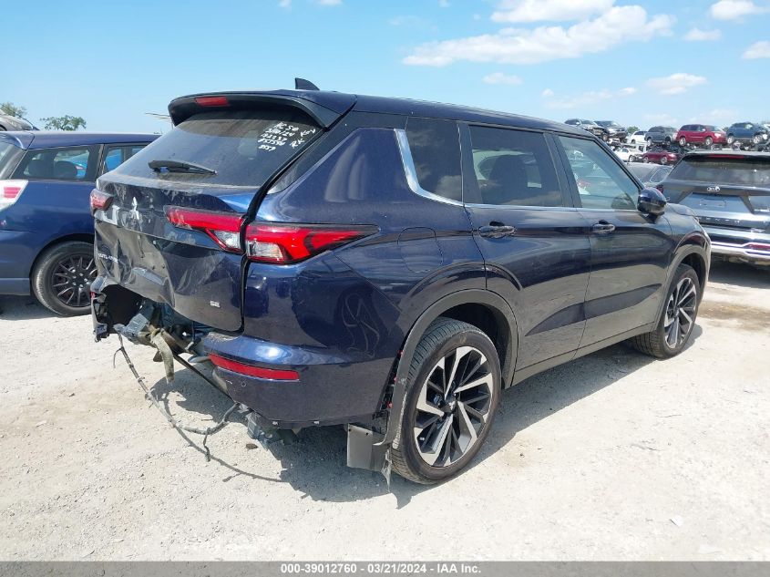 2023 Mitsubishi Outlander Se 2.5 2Wd VIN: JA4J3UA81PZ058559 Lot: 39012760