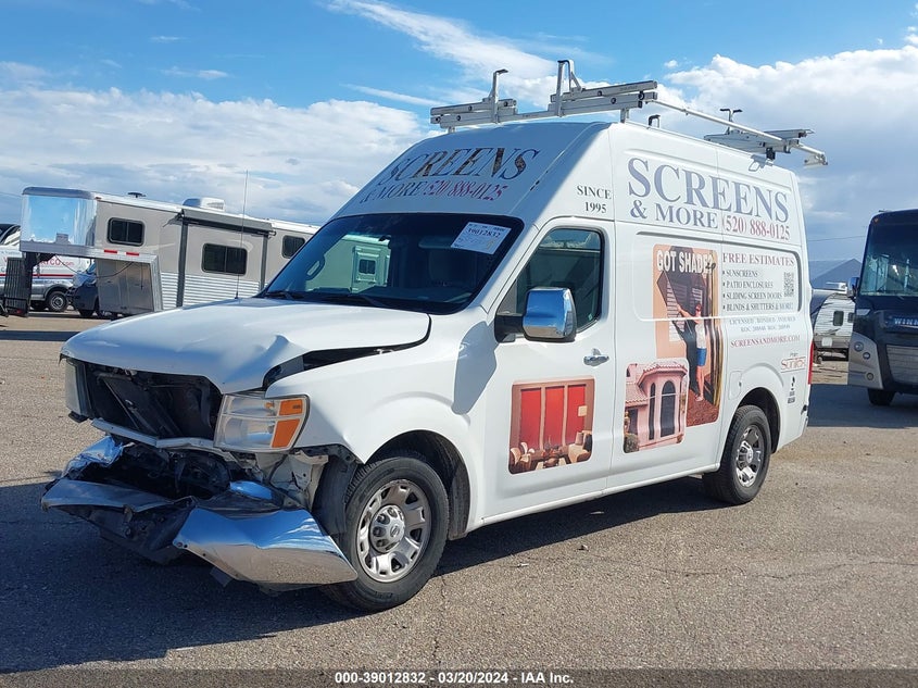 2012 Nissan Nv 2500 Nv2500 Hd Sv V8 VIN: 1N6AF0LY7CN106003 Lot: 39012832