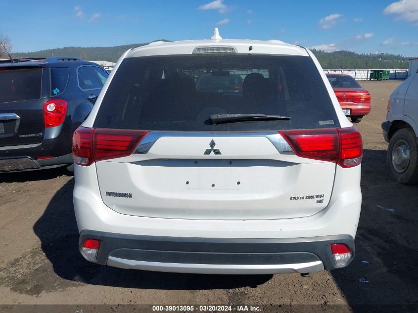 2018 Mitsubishi Outlander Se VIN: JA4AZ3A39JZ024244 Lot: 39013095