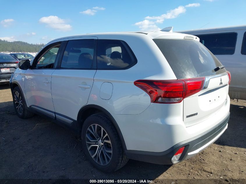 2018 Mitsubishi Outlander Se VIN: JA4AZ3A39JZ024244 Lot: 39013095