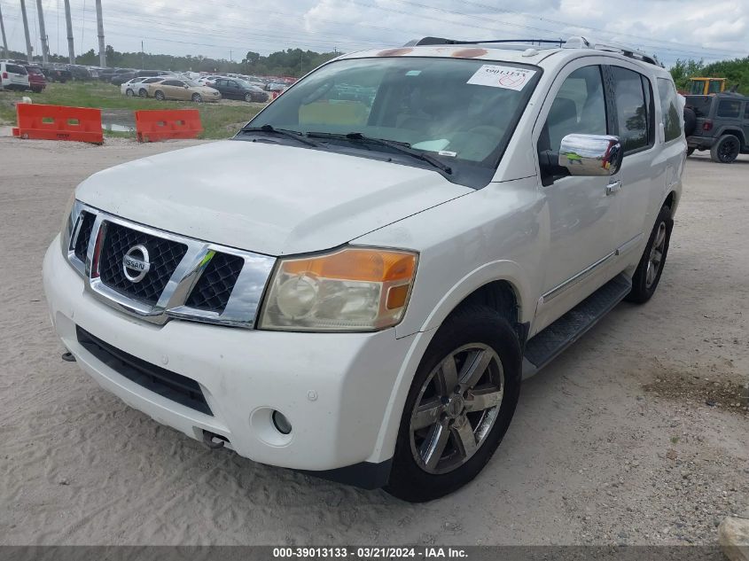 2012 Nissan Armada Platinum VIN: 5N1BA0ND6CN606939 Lot: 39013133