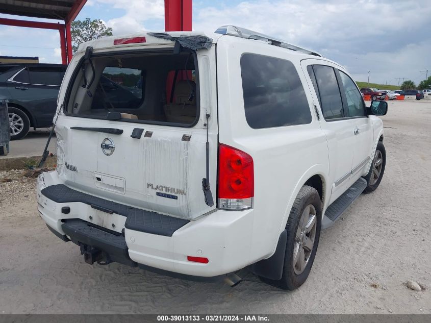 2012 Nissan Armada Platinum VIN: 5N1BA0ND6CN606939 Lot: 39013133