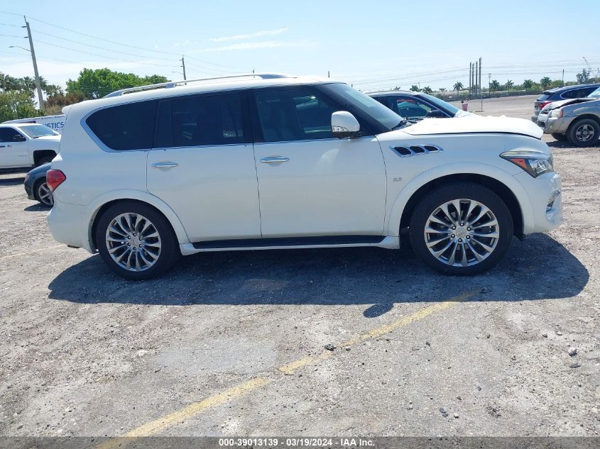 2016 Infiniti Qx80 VIN: JN8AZ2NE4G9120419 Lot: 39013139