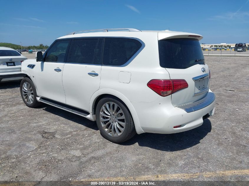 2016 Infiniti Qx80 VIN: JN8AZ2NE4G9120419 Lot: 39013139