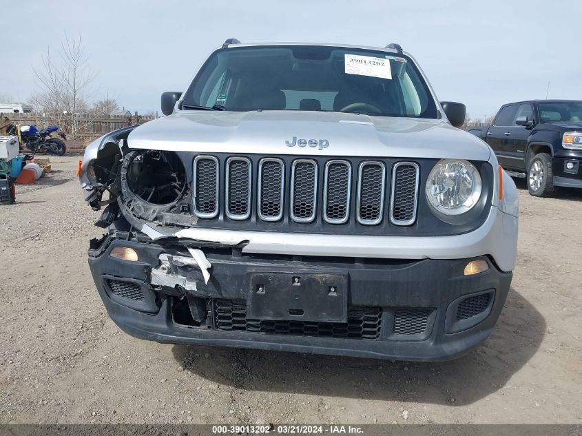 2018 Jeep Renegade Sport 4X4 VIN: ZACCJBAB3JPJ41353 Lot: 39013202