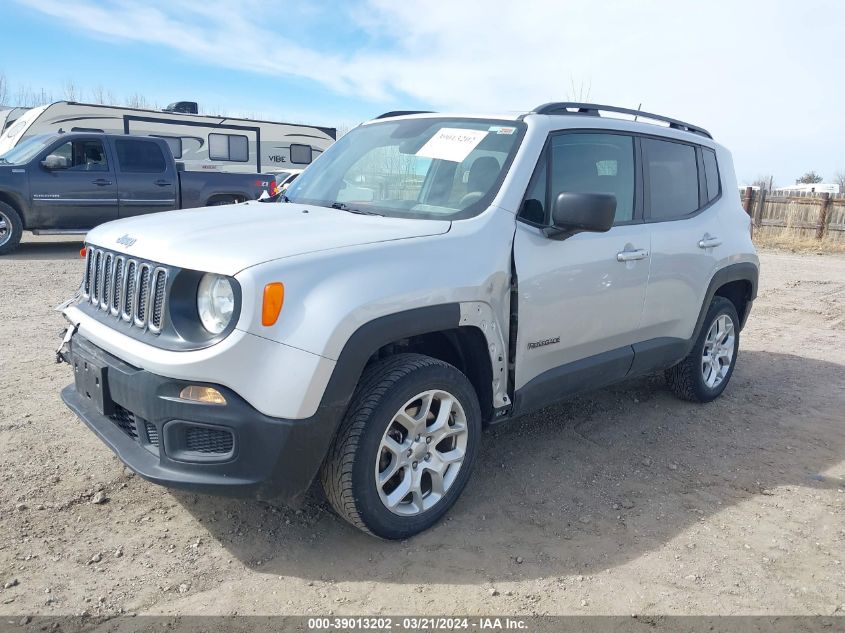 2018 Jeep Renegade Sport 4X4 VIN: ZACCJBAB3JPJ41353 Lot: 39013202