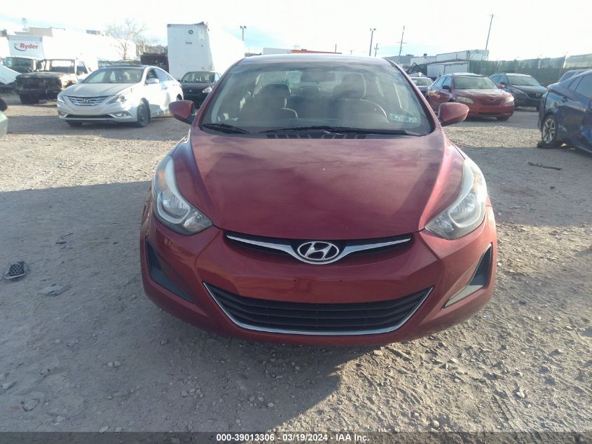 5NPDH4AE6FH564405 | 2015 HYUNDAI ELANTRA