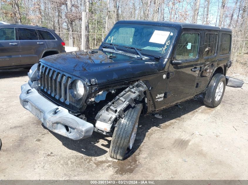 2019 Jeep Wrangler Unlimited Sport S 4X4 VIN: 1C4HJXDG9KW546215 Lot: 39013413