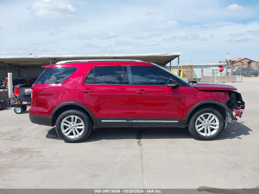 2017 Ford Explorer Xlt VIN: 1FM5K7DH1HGD85737 Lot: 39013436