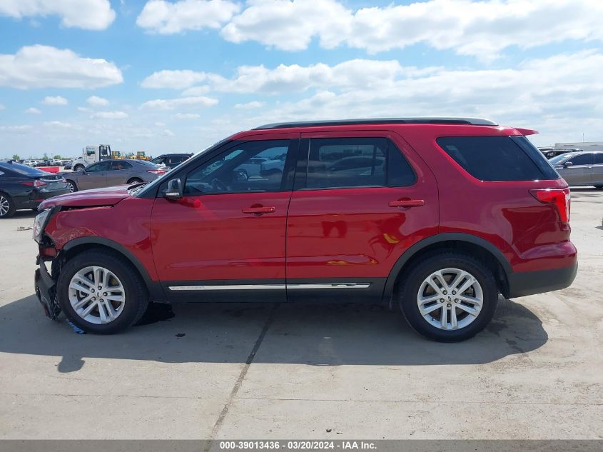 2017 Ford Explorer Xlt VIN: 1FM5K7DH1HGD85737 Lot: 39013436