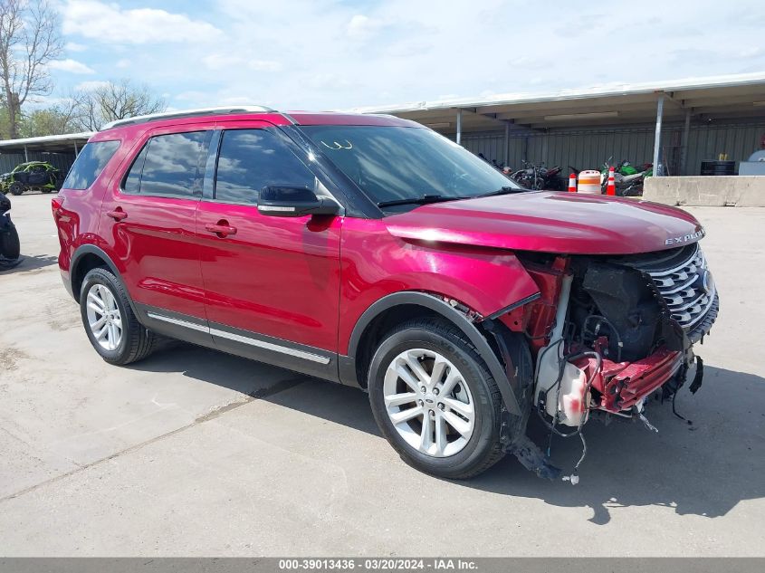 2017 Ford Explorer Xlt VIN: 1FM5K7DH1HGD85737 Lot: 39013436