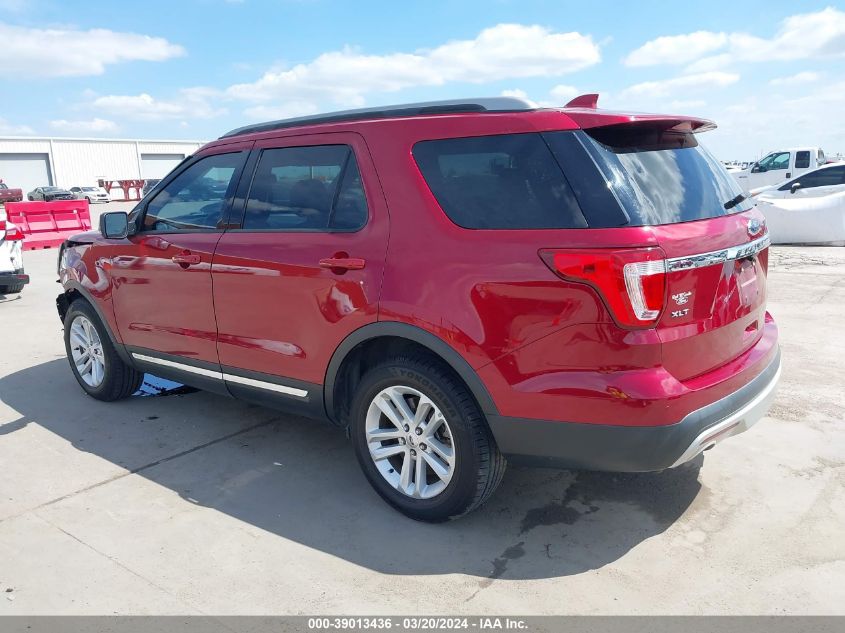 2017 Ford Explorer Xlt VIN: 1FM5K7DH1HGD85737 Lot: 39013436