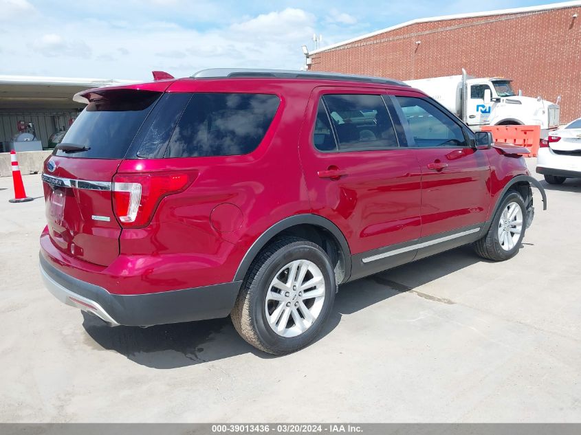 2017 Ford Explorer Xlt VIN: 1FM5K7DH1HGD85737 Lot: 39013436