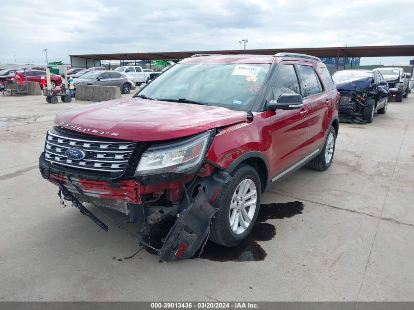 2017 Ford Explorer Xlt VIN: 1FM5K7DH1HGD85737 Lot: 39013436