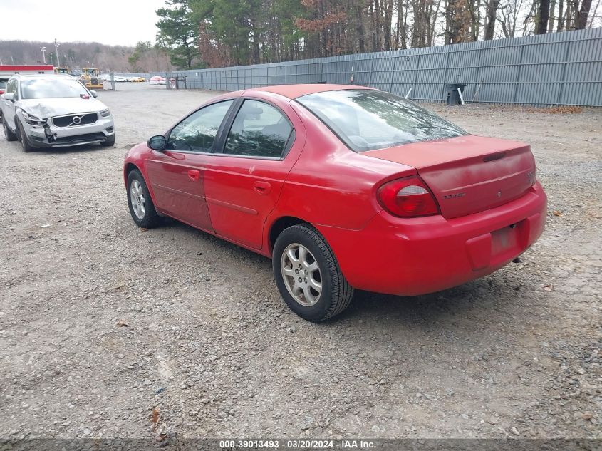 1B3ES56C65D242873 | 2005 DODGE NEON