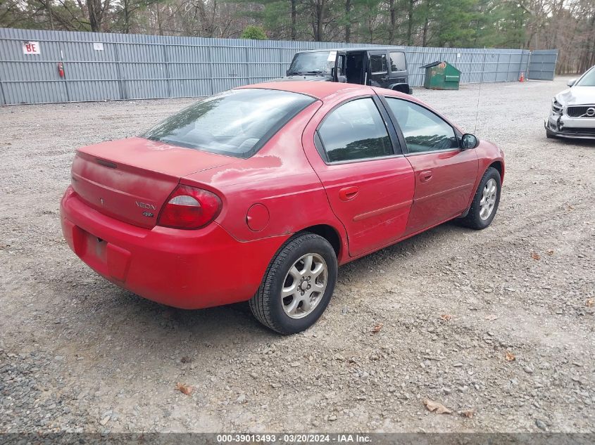 1B3ES56C65D242873 | 2005 DODGE NEON