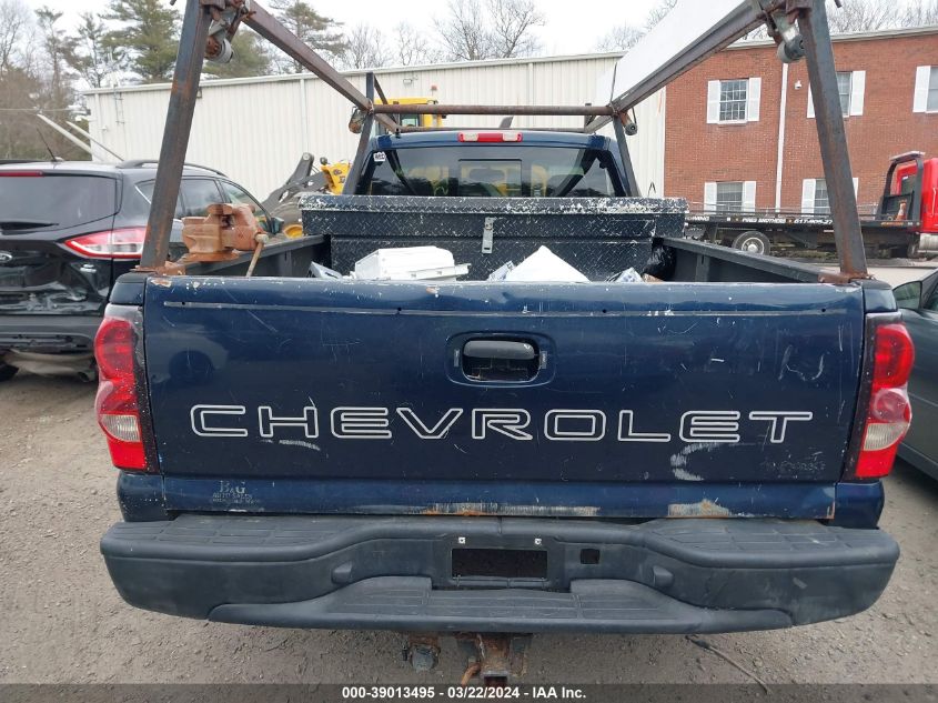 2006 Chevrolet Silverado 1500 Work Truck VIN: 3GCEK14Z96G161921 Lot: 39013495