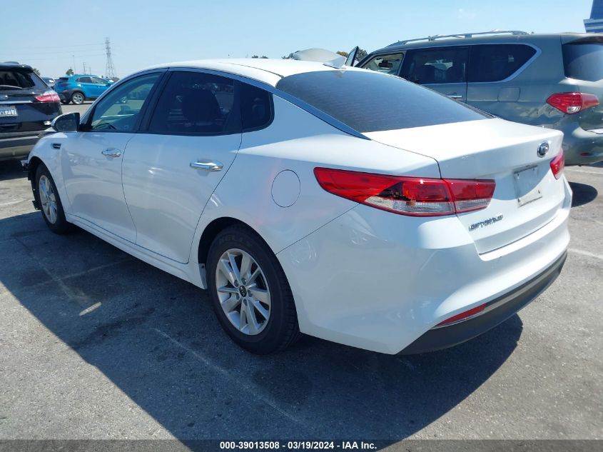 2017 Kia Optima Lx VIN: 5XXGT4L32HG166307 Lot: 39013508