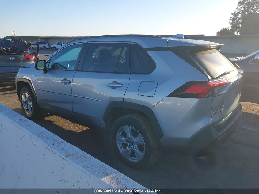 VIN 2T3LWRFV6KW022893 2019 TOYOTA RAV4 HYBRID LE