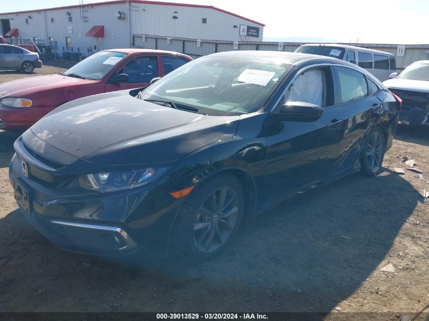 2019 Honda Civic Ex VIN: JHMFC1F39KX000385 Lot: 39013529