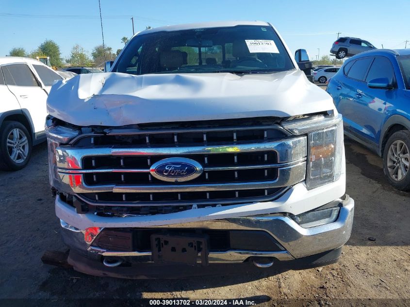 2021 Ford F-150 Lariat VIN: 1FTFW1E84MKE18066 Lot: 39013702