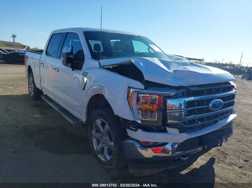 2021 Ford F-150 Lariat VIN: 1FTFW1E84MKE18066 Lot: 39013702