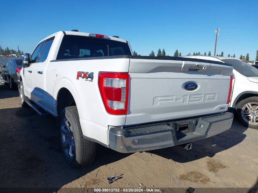 2021 Ford F-150 Lariat VIN: 1FTFW1E84MKE18066 Lot: 39013702