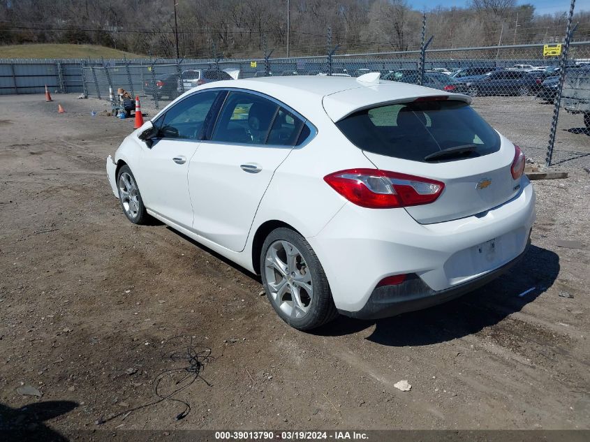 2017 Chevrolet Cruze Premier VIN: 3G1BF6SM7HS534104 Lot: 39013790