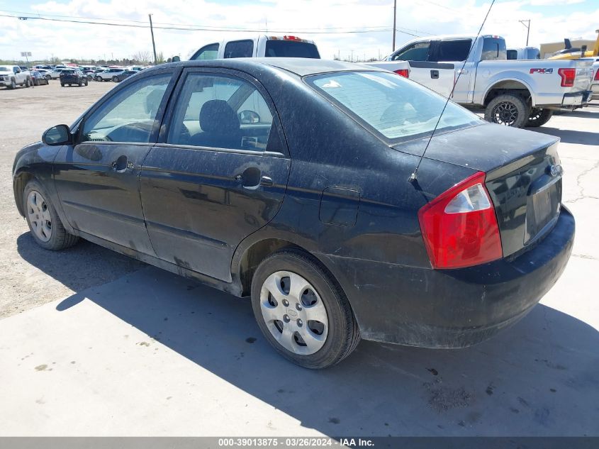 2004 Kia Spectra Ex/Lx VIN: KNAFE121545025909 Lot: 39013875