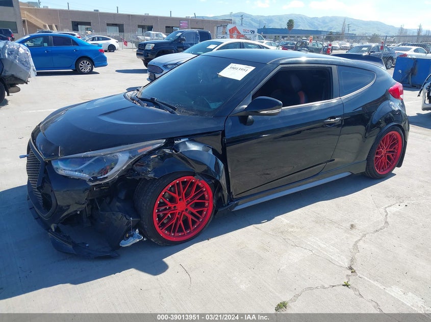 VIN KMHTC6AE7HU314097 2017 HYUNDAI VELOSTER TURBO