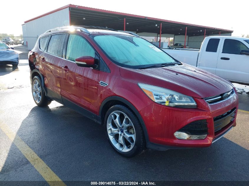 2014 Ford Escape Titanium VIN: 1FMCU0J9XEUE00089 Lot: 39014075