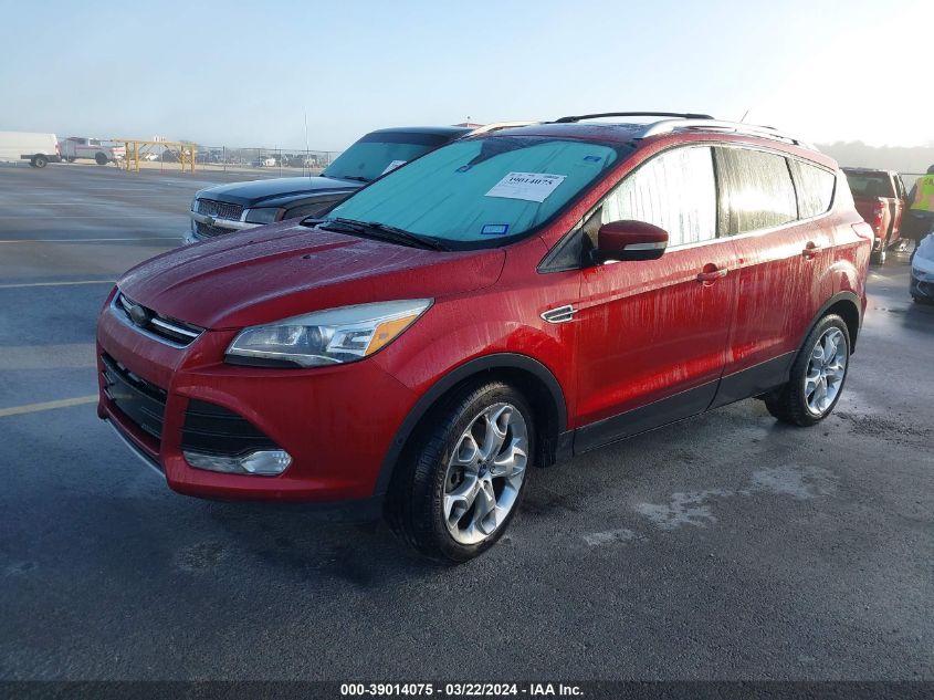 2014 Ford Escape Titanium VIN: 1FMCU0J9XEUE00089 Lot: 39014075