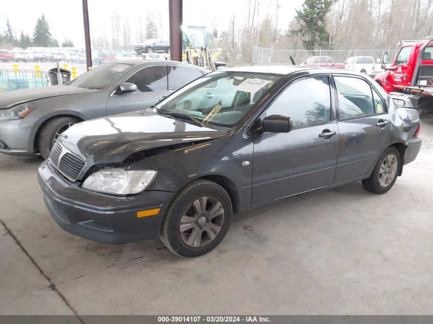 2003 Mitsubishi Lancer Es VIN: JA3AJ26E73U094244 Lot: 39014107