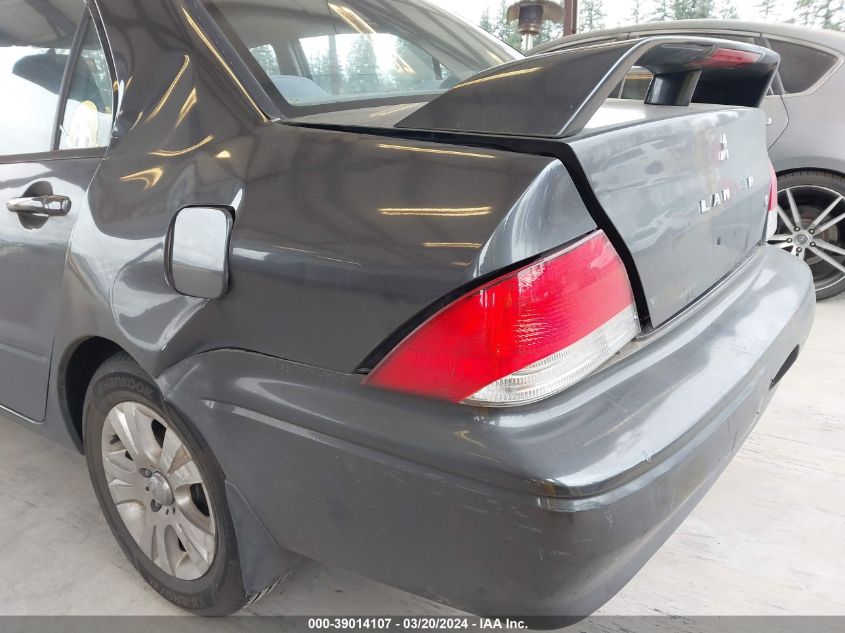 2003 Mitsubishi Lancer Es VIN: JA3AJ26E73U094244 Lot: 39014107